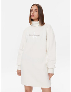 Calvin Klein dámské krémové teplákové šaty
