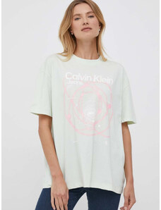 Calvin Klein dámské světle zelené tričko