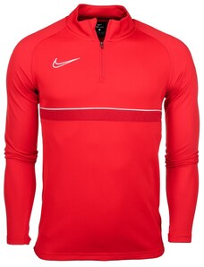Nike Junior mikina červená CW6112-657 Barva: červená, Velikost: 137-147 CM