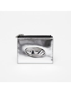 Kožená peněženka Diesel Bi-Fold Zip Wallet Silver