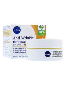 Nivea Anti-Wrinkle Revitalizing obnovující denní krém proti vráskám 55+ 50 ml