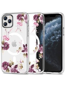 Ochranný kryt na iPhone 11 Pro - Tech-Protect, Magmood MagSafe Spring Floral