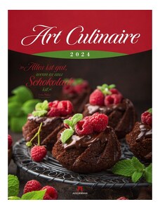 Ackermann Kunstverlag Nástěnný kalendář Kulinářské umění / Art Culinaire Kalender 2024 24AC1147