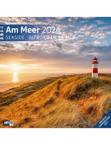 Ackermann Kunstverlag Nástěnný kalendář Pobřeží / Am Meer Kalender 2024 24AC4413