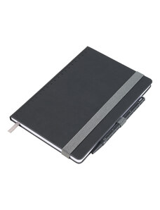 Troika Poznámkový zápisník Slimpad A5 včetně kuličkového pera, černá