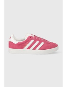 Semišové sneakers boty adidas Originals Gazelle 85 růžová barva, IG5004
