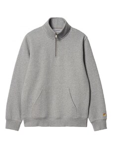 MIKINA CARHARTT WIP Chase Neck Zip Sweat - šedá -