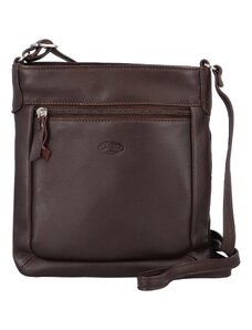 Pánská crossbody kabelka tmavě hnědá - Katana Willie hnědá