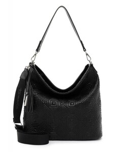 Krásná elegantní kabelka s perforací Tamaris 32723,100 černá
