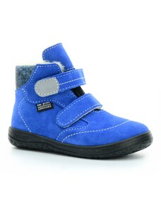 Jonap B5 sv modrá vlna slim zimní barefoot boty