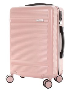 Palubní cestovní kufr T-class 2218, růžová, M, 40 l, 55 x 38 x 23 cm