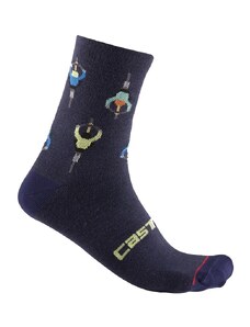 Castelli - ponožky aperitivo 15 sock belgian blue
