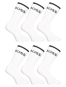 6PACK ponožky BOSS vysoké bílé (50510168 100)