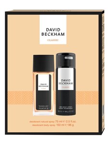 David Beckham Classic - deodorant s rozprašovačem 75 ml + deodorant ve spreji 150 ml