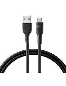 Joyroom USB kabel micro USB 2.4A 1.2m Černá