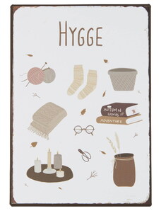 IB LAURSEN Plechová cedule Autumn Hygge