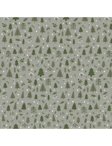 IB LAURSEN Papírové ubrousky Christmas Forest - 50 ks