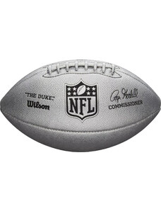 WILSON NFL DUKE METALLIC EDITION BALL Stříbrná