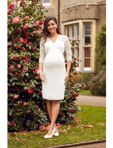 Tiffany Rose Těhotenské svatební šaty krátké SUZIE ivory