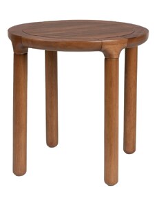 Ořechový odkládací stolek ZUIVER STORM 45 cm