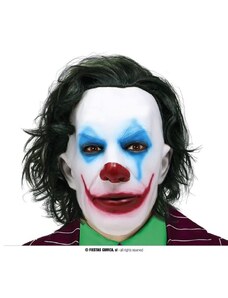 GUIRCA Maska s vlasy - The Joker - klaun - Batman - horor - Halloween