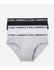 SPODNÍ PRÁDLO KARL LAGERFELD LOGO BRIEFS SET 3-PACK