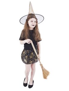 RAPPA Sukně čarodějnice s kloboukem dětská - Halloween