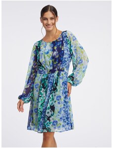 Orsay Modré dámské květované šaty - Dámské