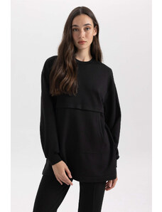 DEFACTO Regular Fit Crew Neck Long Sleeve Tunic