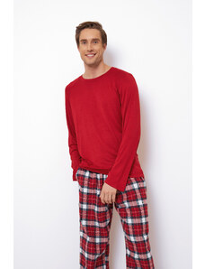 Aruelle Pánské pyžamo s kostkovanými kalhotami Max