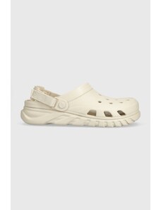 Pantofle Crocs Duet Max II Clog pánské, bílá barva, 208776