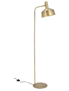 Mosazná kovová stojací lampa Bloomingville Lissa 156 cm