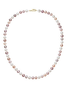 Evolution Group s.r.o. Perlový náhrdelník z říčních perel se zapínáním ze 14 karátového zlata 922004.3/9260 multi
