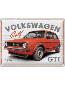 Nostalgic Art Plechová cedule Volkswagen Golf GTI 40 x 30 cm