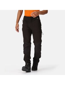 Pánské softshellové kalhoty Regatta QUESTRA V černá