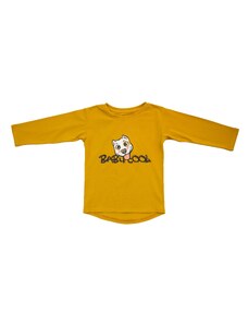 Dětské hořčicové tričko s dlouhým rukávem