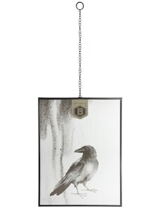 Hoorns Černý kovový fotorámeček Xobbe 40 x 30 cm
