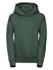 Green Hooded Sweatshirt Russell