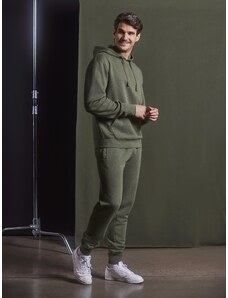 Olive Men's Hoodie Authentic Russell