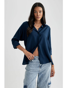 DEFACTO Oversize Fit Sensual Long Sleeve Shirt