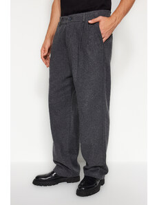 Trendyol Gray Wide Leg Cachet Trousers