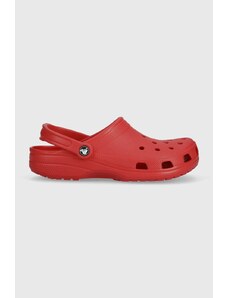 Pantofle Crocs Classic červená barva, 10001