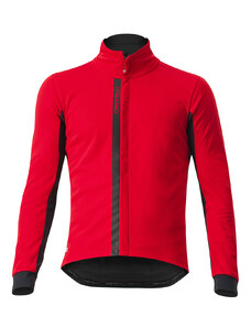 Castelli - zateplená bunda entrata red/black light black