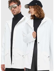 Nepromokavá bunda Rains 12010 Jackets bílá barva, přechodná