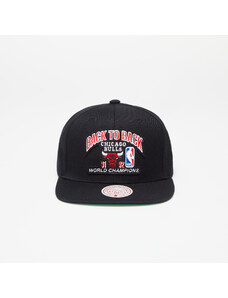 Kšiltovka Mitchell & Ness NBA 91/92 B2B Champs Snapback Hwc Chicago Bulls Black