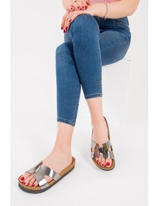 Fox Shoes Women's Platinum Slippers