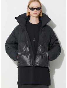 Péřová bunda adidas Originals Regen Cropped Jacket Black dámská, černá barva, zimní, II8486