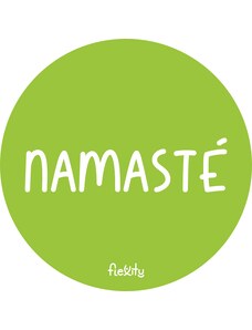 Flexity nálepka Namaste - 5 cm