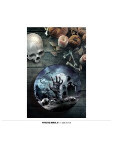 GUIRCA Plastová miska Zombie - Halloween - 30 cm