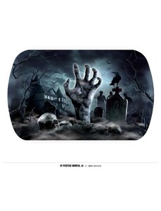 GUIRCA Plastový tác Zombie - Halloween - 29 x 15 x 3 cm